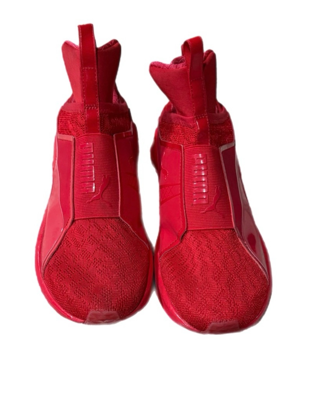 Puma Slip-On Sneakers in Bright Red